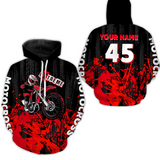 Maxcorners Adult&Kid red custom Motocross jersey upf30+ dirt bike jersey mens women Motocross Shirt| MT2709