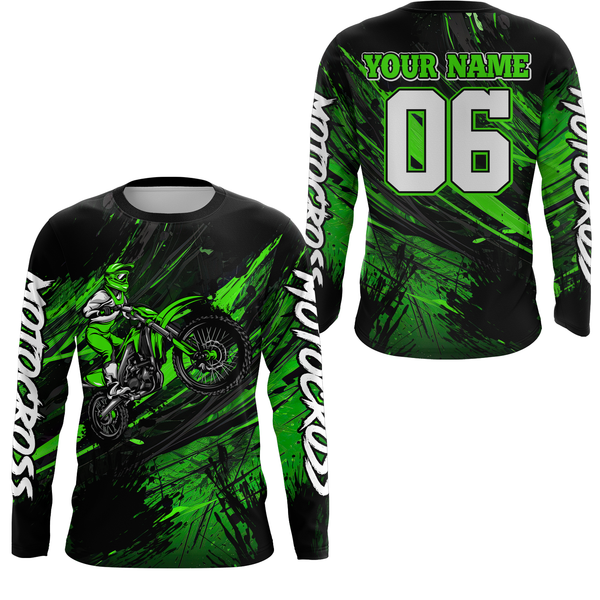 Maxcorners Adult&Kid Custom Motocross Jersey UPF30+ MX Racing Dirt Bike Shirt Men Women| MT2809