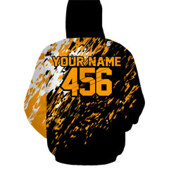 Maxcorners Custom Dirt Bike Hoodie Orange Motocross Hoodie Mens Women Motocross Hooded Jersey| MT2809