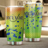 Maxcorners Mahi Mahi Customize Name Tumbler Cup