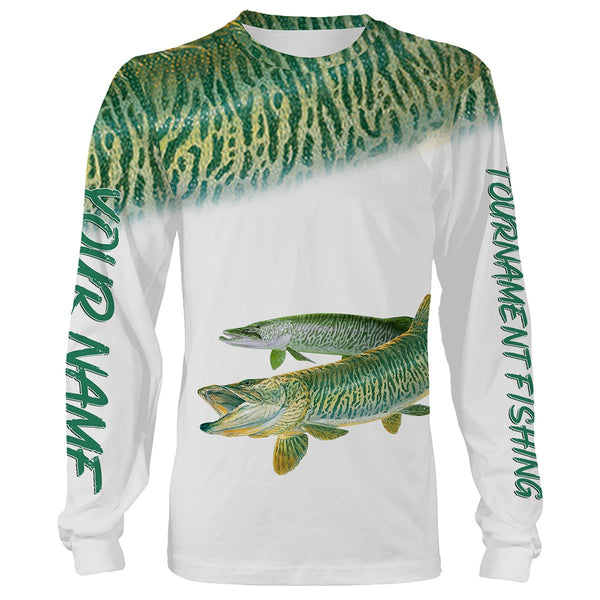 Maxcorners Musky Tournament Fishing Customize Name 3D Hoodie