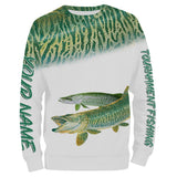 Maxcorners Musky Tournament Fishing Customize Name 3D Hoodie