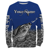 Crappie Fishing Fish Reaper Custom Long Sleeve Fishing Shirts