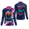 Maxcorners Gone Fishing, The Best Days Are Spent Fishing, Funny Bear Fishing Shirt, SPF Shirt, Fisherman Outfit, Mens Casual Shirts