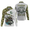 Maxcorners Fishing Solves Most Of My Problems Hunting Solves The Rest T-Shirt, Fisherman Outfit, Mens Casual Shirts