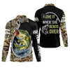 Maxcorners Love It When The Line Bends, Fishing UPF Shirts, Funny Fishing Shirt