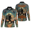 Maxcorners Bigfoot Saw Me Fishing But Nobody Believes Him Funny Sasquatch Fishing SPF Shirt For Men