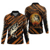 Maxcorners I'm A Hooker On This Halloween Fishing UPF Shirts, Funny Fishing Shirt, Fishing Shirts For Men