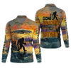 Maxcorners Gone Squatchin And Catchin UFO Bigfoot Fishing UPF Shirts, Fishing Gifts For Men, Fishing Shirts For Men