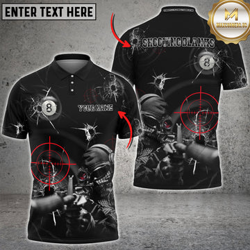 Maxcorners Shooting Personalized Name, Team Name 3D Shirt For Shaun Dickfos