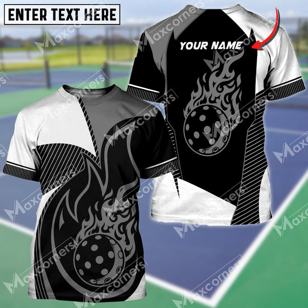 MaxCorners Personalized Name Pickleball 3D Shirt