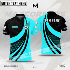 Maxcorners Pickleball Personalized Name & Team Name 3D Shirt (4 colors)