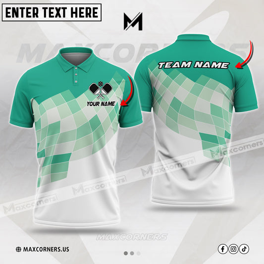 Maxcorners Pickleball Mutilcolor Options Personalized Name & Team Name 3D Shirt (4 colors)
