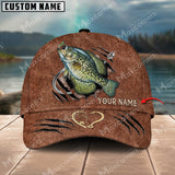 Maxcorners Personalized Crappie Fishing Pattern Classic 3D Cap