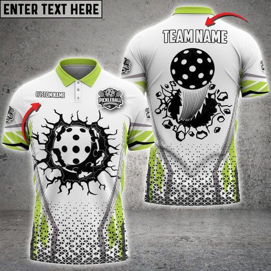 Maxcorners Pickleball Mutilcolor Options Personalized Name & Team Name 3D Shirt (4 colors)