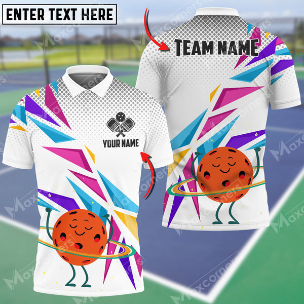 MaxCorners Cute Personalized Name Pickleball 3D Shirt