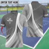 MaxCorners Personalized Name Pickleball 3D Polo Shirt