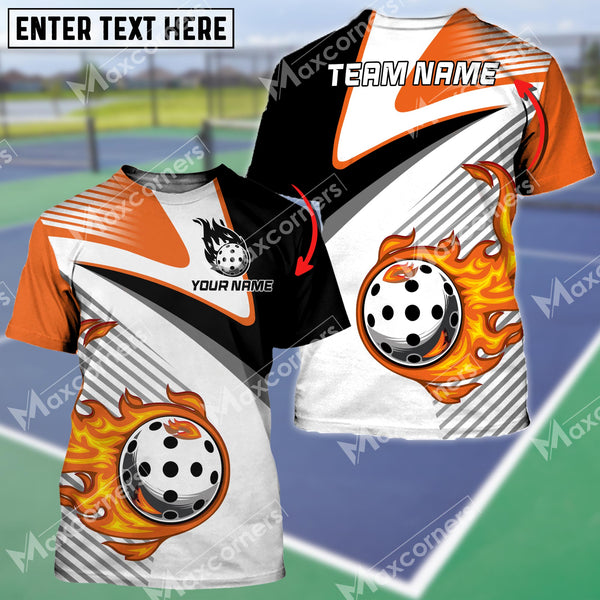 MaxCorners Personalized Name Pickleball 3D Polo Shirt