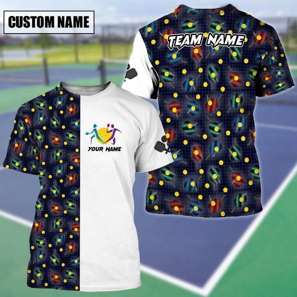 MaxCorners Personalized Name Pickleball 3D Shirt