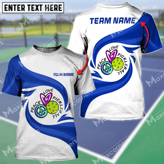 MaxCorners Personalized Name Pickleball 3D Shirt (2 colors)