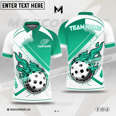 MaxCorners Pickleball Personalized Name & Team Name 3D Shirt (4 colors)