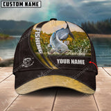 Maxcorners Personalized Catfish Fishing Pattern Classic 3D Cap