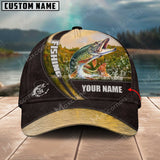 Maxcorners Personalized Pike Fishing Pattern Classic 3D Cap