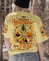 Maxcorners Not All Who Wander Are Lost Compass All Over Print LM2101