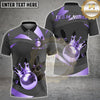 Maxcorners Bowling Golden Crown King Ball Multicolor Customized Name, Team Name 3D Shirts