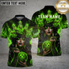 Maxcorners Bowling Gothic Fire Woman and Roses Multicolor Customized Name, Team Name 3D Shirts