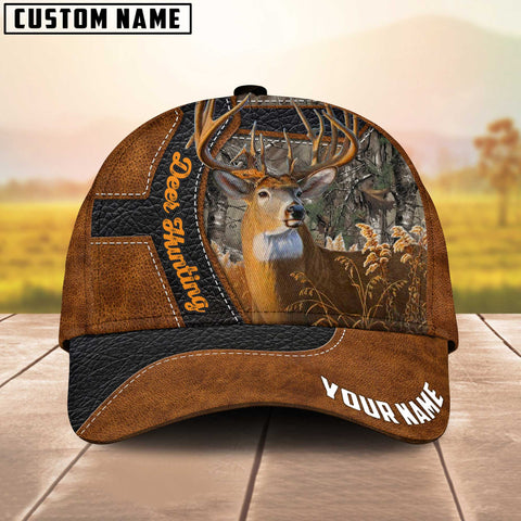 Maxcorners Majestic Deer Hunting Multicolor Personalized Name 3D Cap