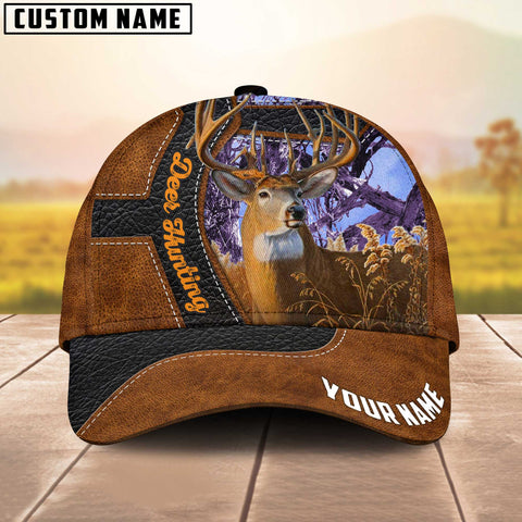 Maxcorners Majestic Deer Hunting Multicolor Personalized Name 3D Cap