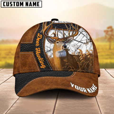 Maxcorners Majestic Deer Hunting Multicolor Personalized Name 3D Cap