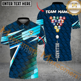 Maxcorners New Season New Champ Billiard Jersey Personalized Name, Team Name 3D Polo Shirt