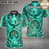 Maxcorners Darts Fire Phoenix Volcanic Multicolor Customized Name, Team Name 3D Shirts