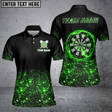 Maxcorners Black Green Light Darts Jersey Customized Name, Team Anme 3D Shirt