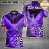Maxcorners Darts Flaming Phoenix Dartboard Multicolor Customized Name, Team Name 3D Shirt