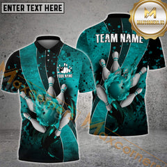 Maxcorners Ball Flame Bowling Jersey Multicolor Options Personalized Name, Team Name 3D Shirt