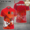 Maxcorners Darts Blazing Fox Dartboard Multicolor Customized Name, Team Name 3D Shirt