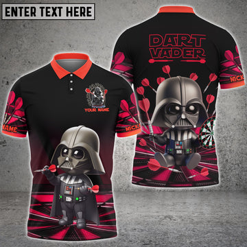 Maxcorners Darts Darth Vader Personalized Name, Team Name 3D Shirt For Steven Deans