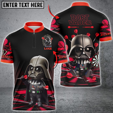 Maxcorners Darts Darth Vader LUKE  Personalized Name, SILENT ASSASSIN 3D Shirt For Steven Deans