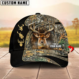 Maxcorners Wilderness Deer Hunting Camo Multicolor Personalized Name 3D Cap