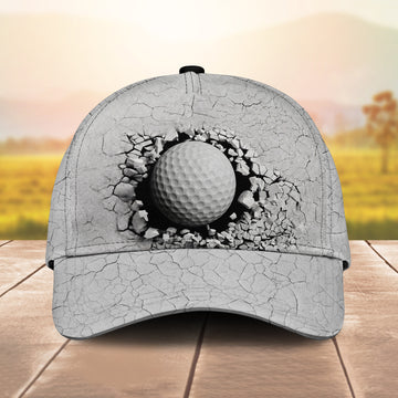 Maxcorners Golf Ball Breaking Pattern Baseball Cap LM0402