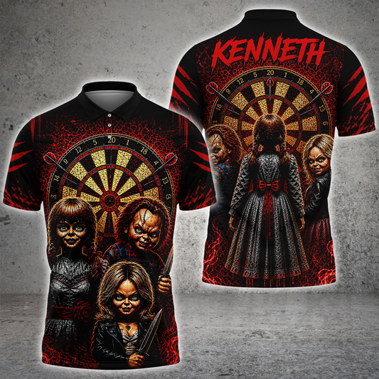 Maxcorners Kenneth 2 Dart Shirt  Customized for Kenneth Aurbo