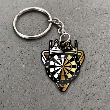 Maxcorners Darts Crown Trophy Dartboard 3D Keychain