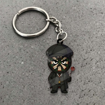 Maxcorners Darts Gentleman Dartboard Character 3D Keychain
