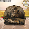Maxcorners Hunting Compass Forest Personalized 3D Cap