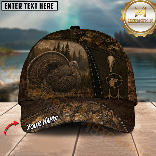 Maxcorners Hunting Leather Patch Personalized 3D Cap