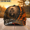 Maxcorners Hunting Lace-Up Orange Forest Personalized 3D Cap