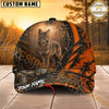 Maxcorners Hunting Lace-Up Orange Forest Personalized 3D Cap